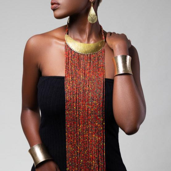 Maasai Beaded Necklace - Long
