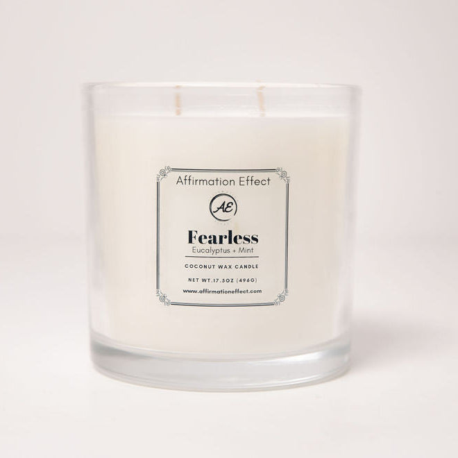 Eucalyptus Mint "Fearless" Affirmation Candle