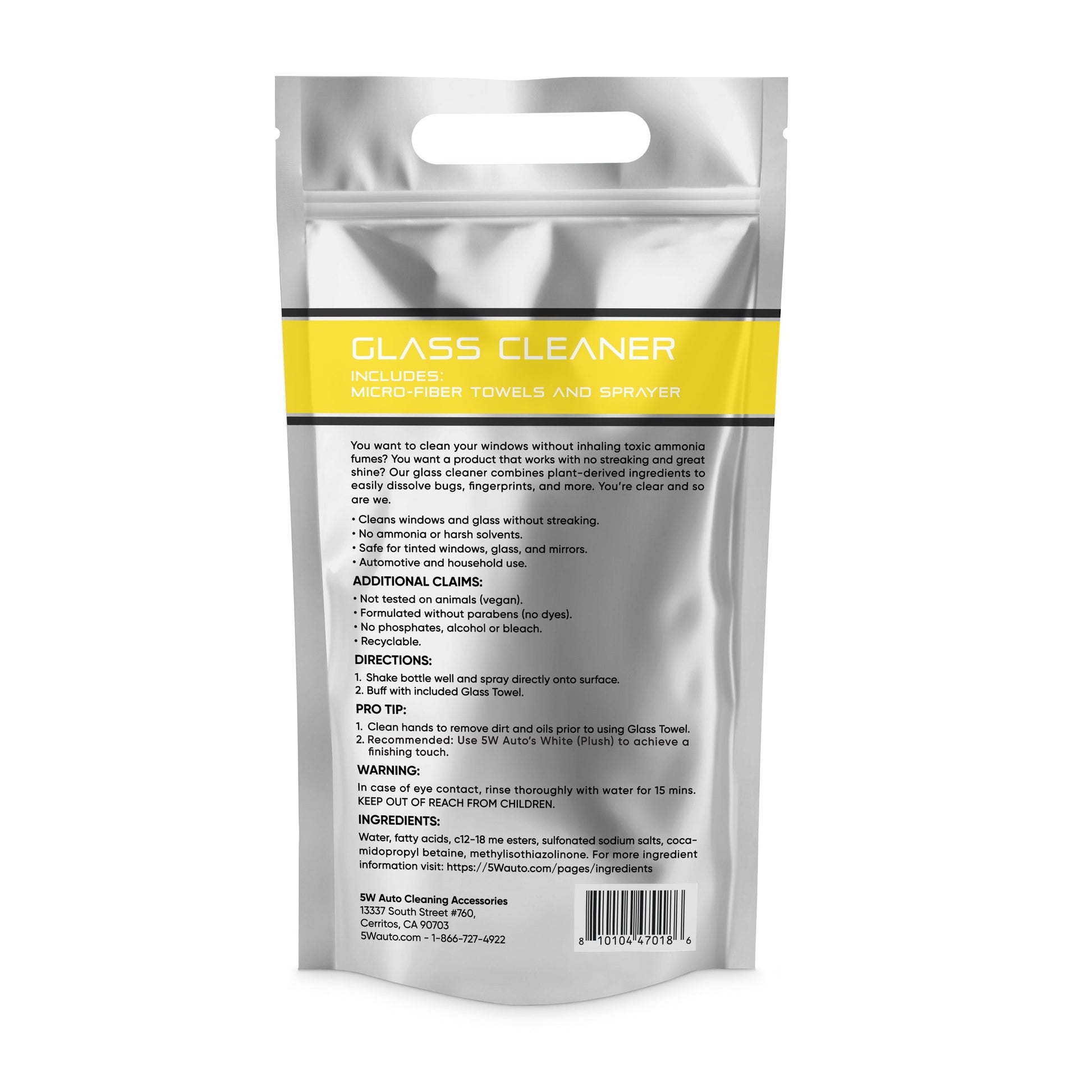 5W Auto - Glass Cleaner