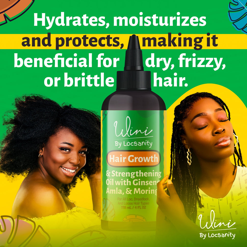 Wini by Locsanity - Hair Growth Oil for Locs, Dreadlocks, Dreads, and Loose Natural Hair