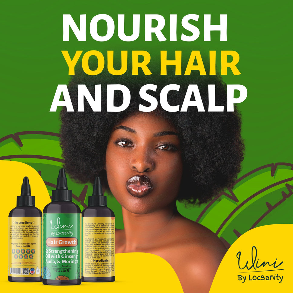 Wini by Locsanity - Hair Growth Oil for Locs, Dreadlocks, Dreads, and Loose Natural Hair