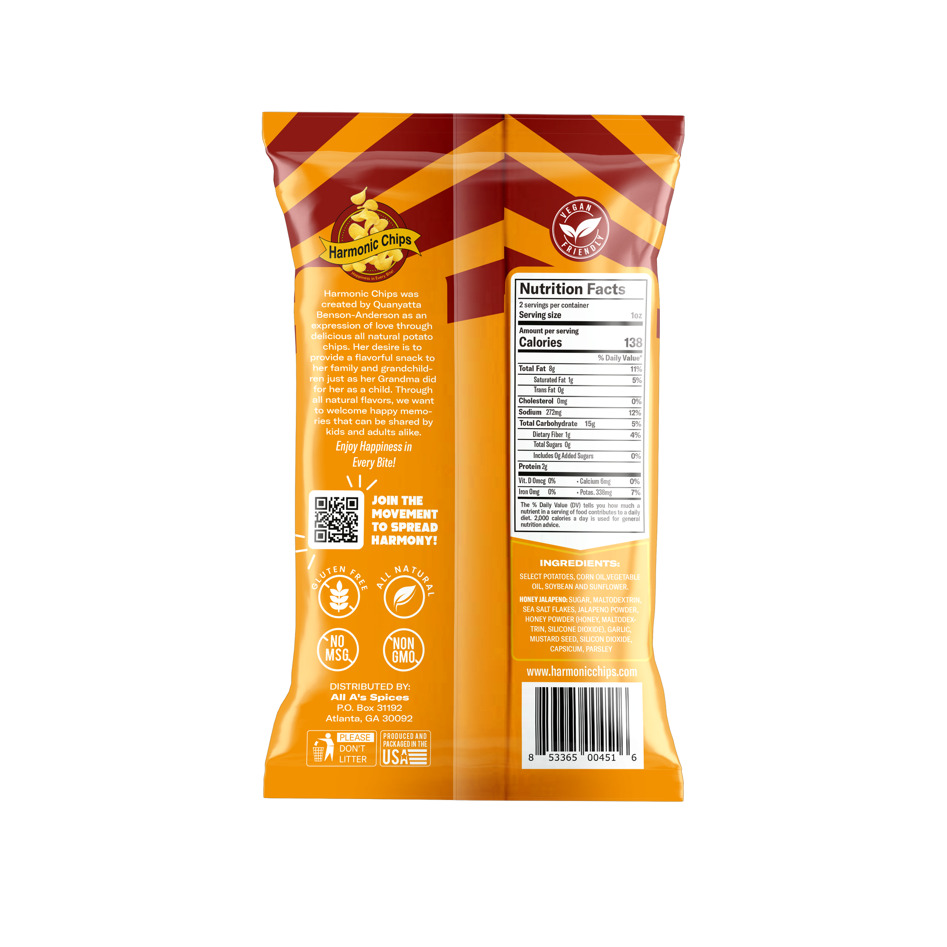 Harmonic Chips Honey Jalapeno