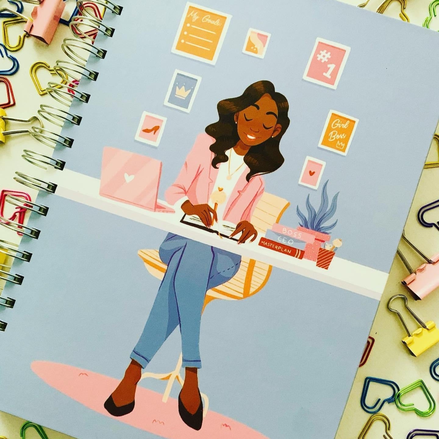 Girl Boss Spiral Notebook