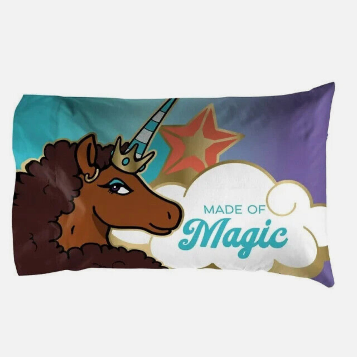 Afro Unicorn Kids 5-Piece Twin Comforter Set