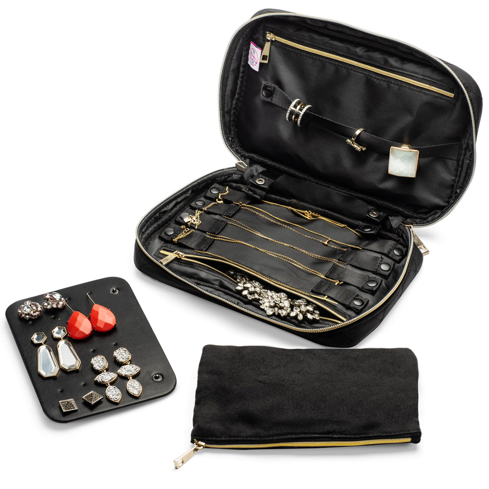 Ms. J Travel Trio Plus: 3-Piece Accessory Set + 5-Piece Travel Essentials Collection