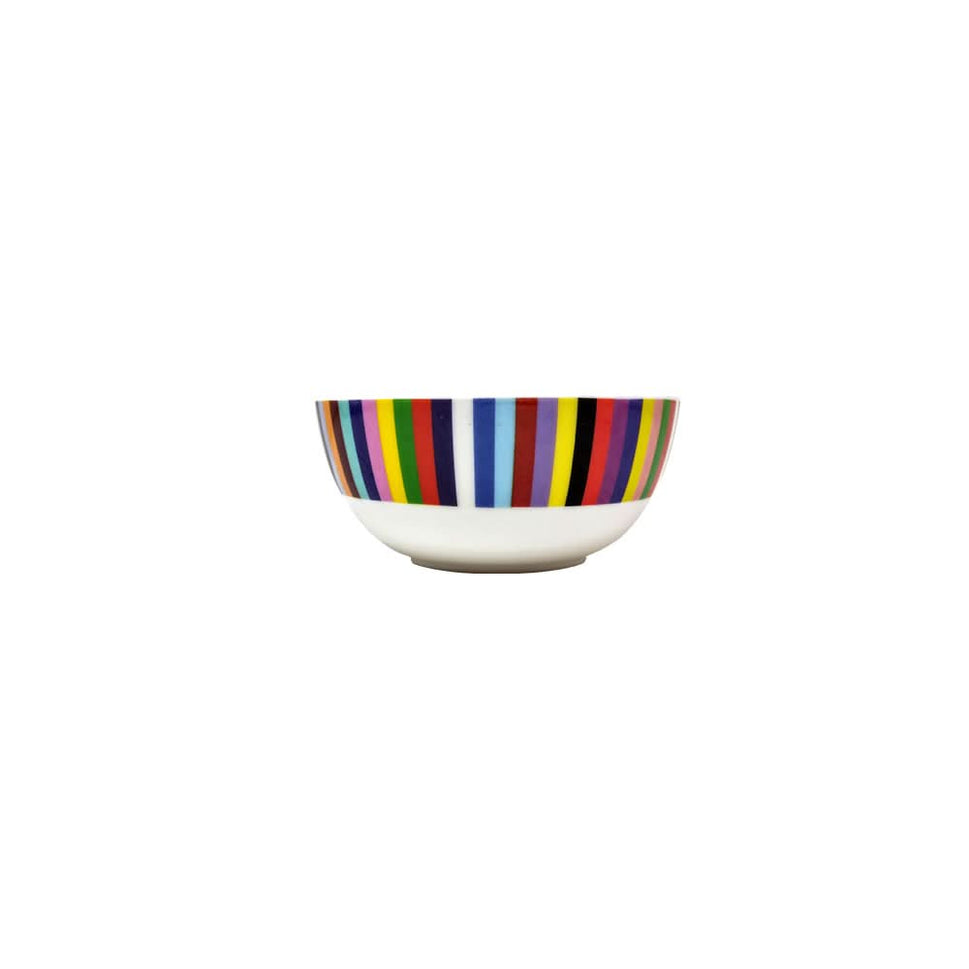Multicolored Starburst Melamine Bowl Set of 4