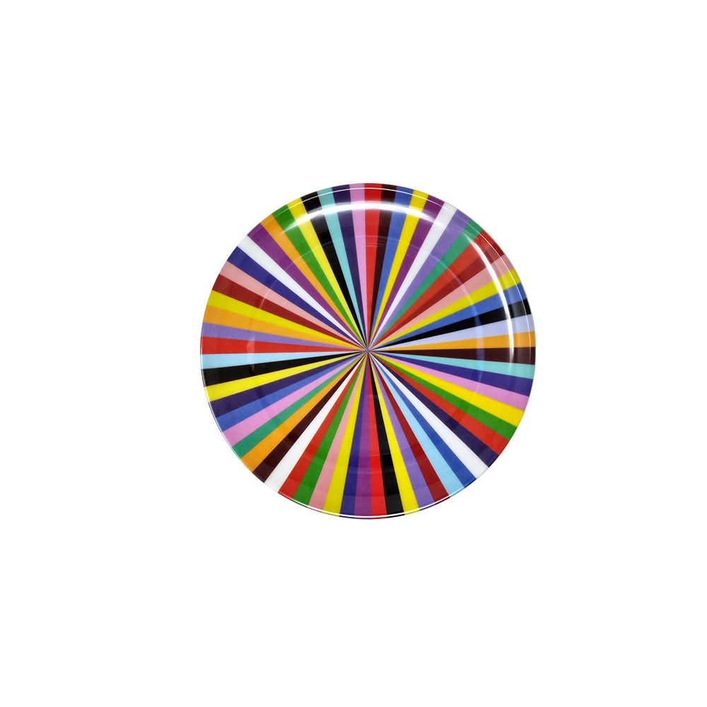 Multicolored Starburst Dinner Plate Set of 4