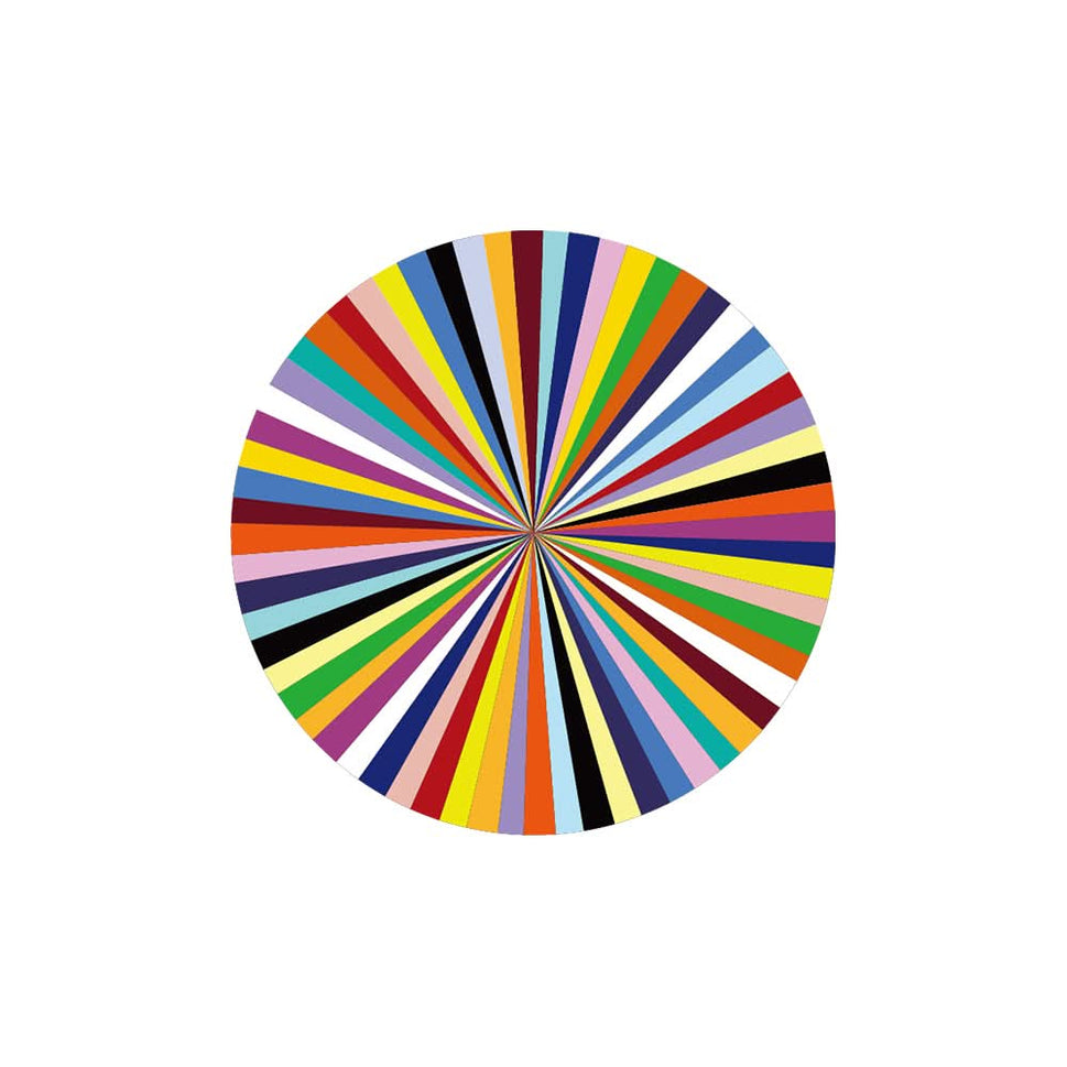 Multicolored Starburst Vinyl Placemat Set of 4