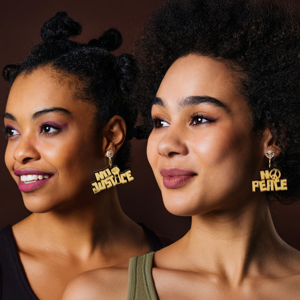 "No Justice" Earrings