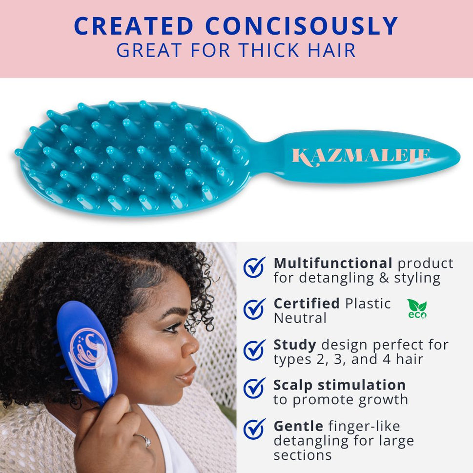 KurlsPlus Paddle Comb - Pool