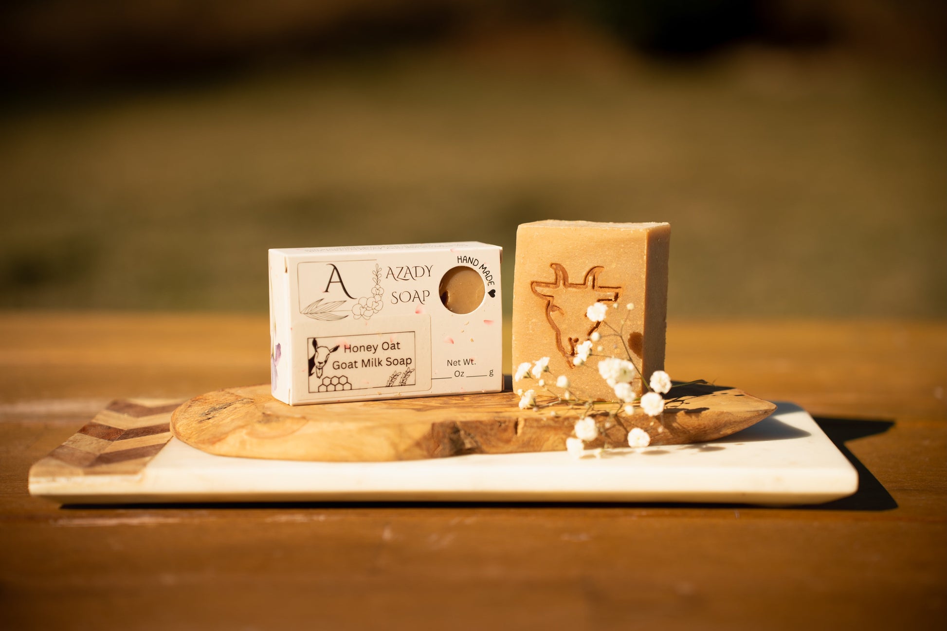 Cashmere Oud & Honey oats goat milk soap bundle (4 pack)