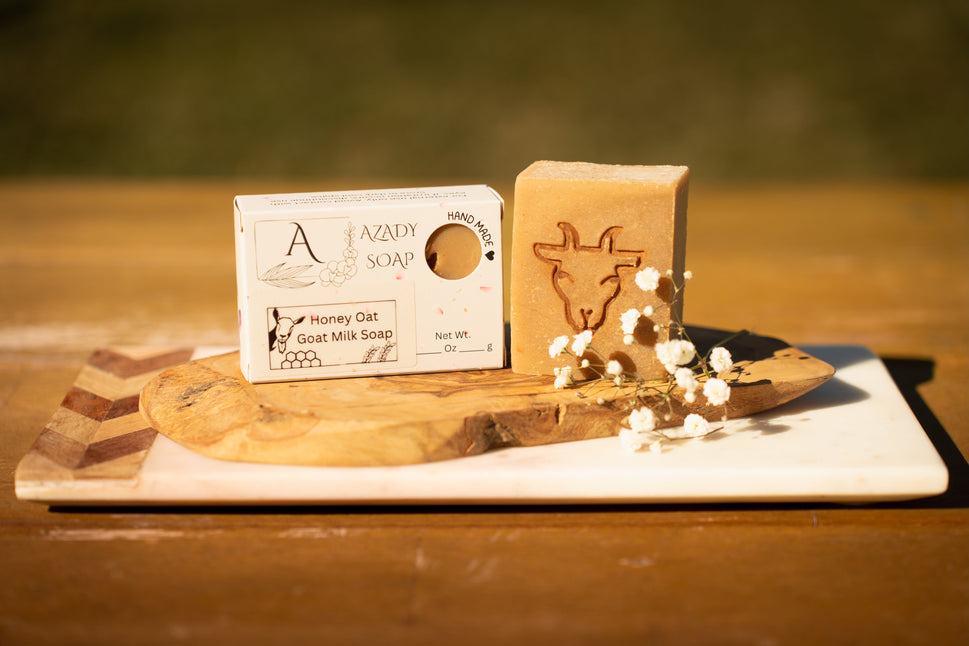 Cashmere Oud & Honey oats goat milk soap bundle (4 pack)
