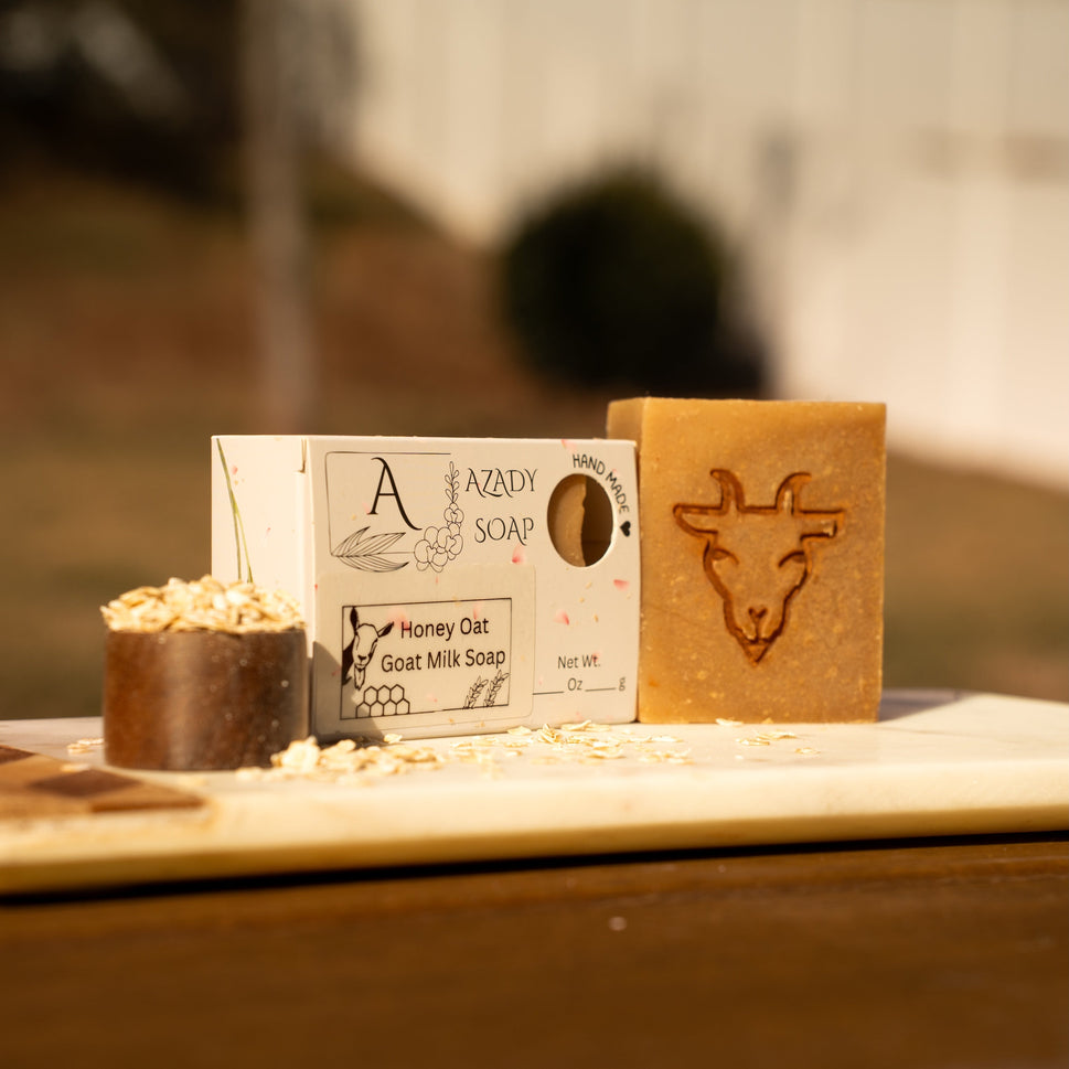 Cashmere Oud & Honey oats goat milk soap bundle (4 pack)