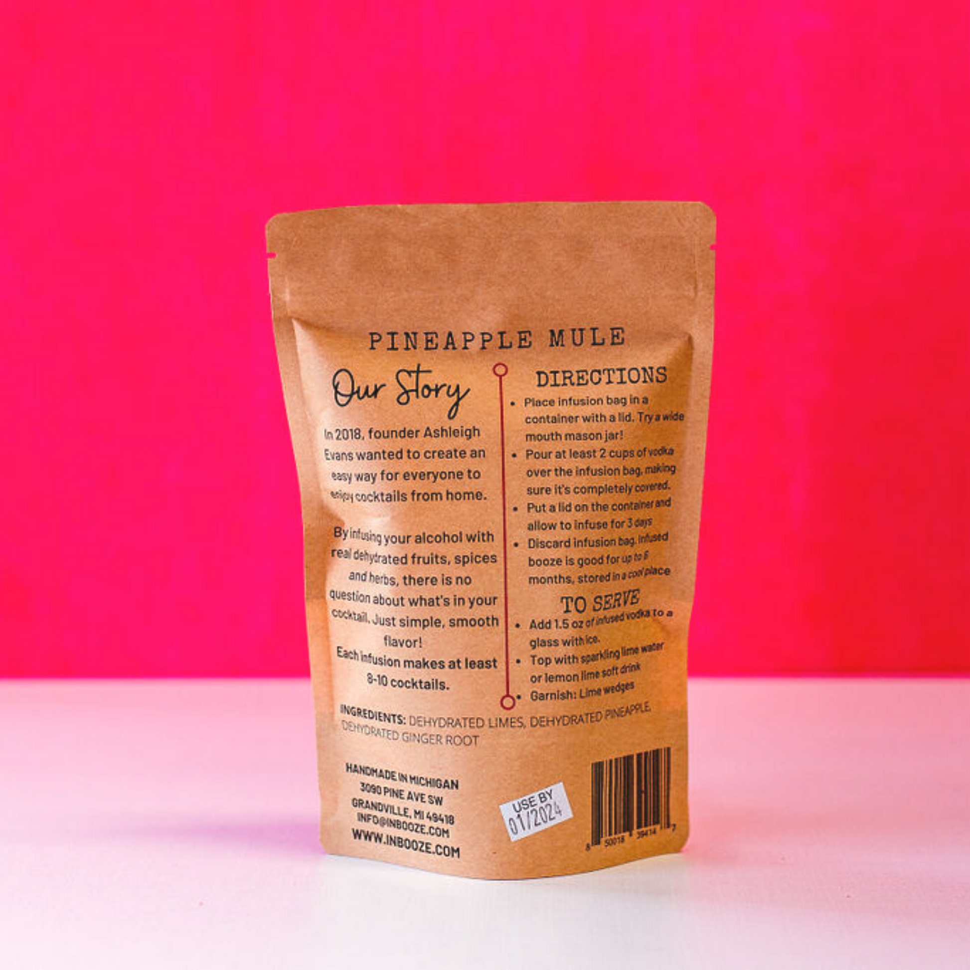 Pineapple Moscow Mule Alcohol Infusion Cocktail Kit