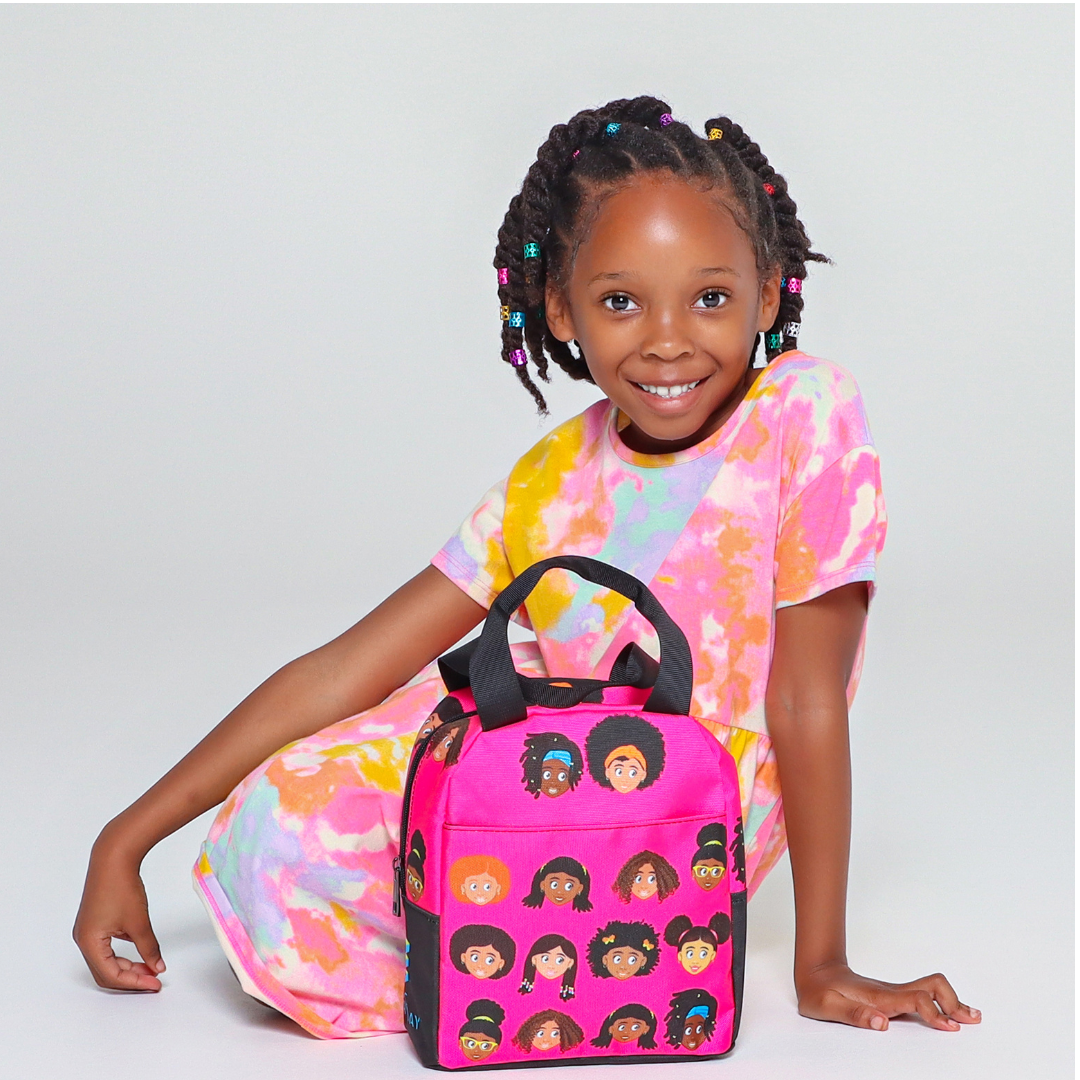 Girls Top Zip Lunch Bag