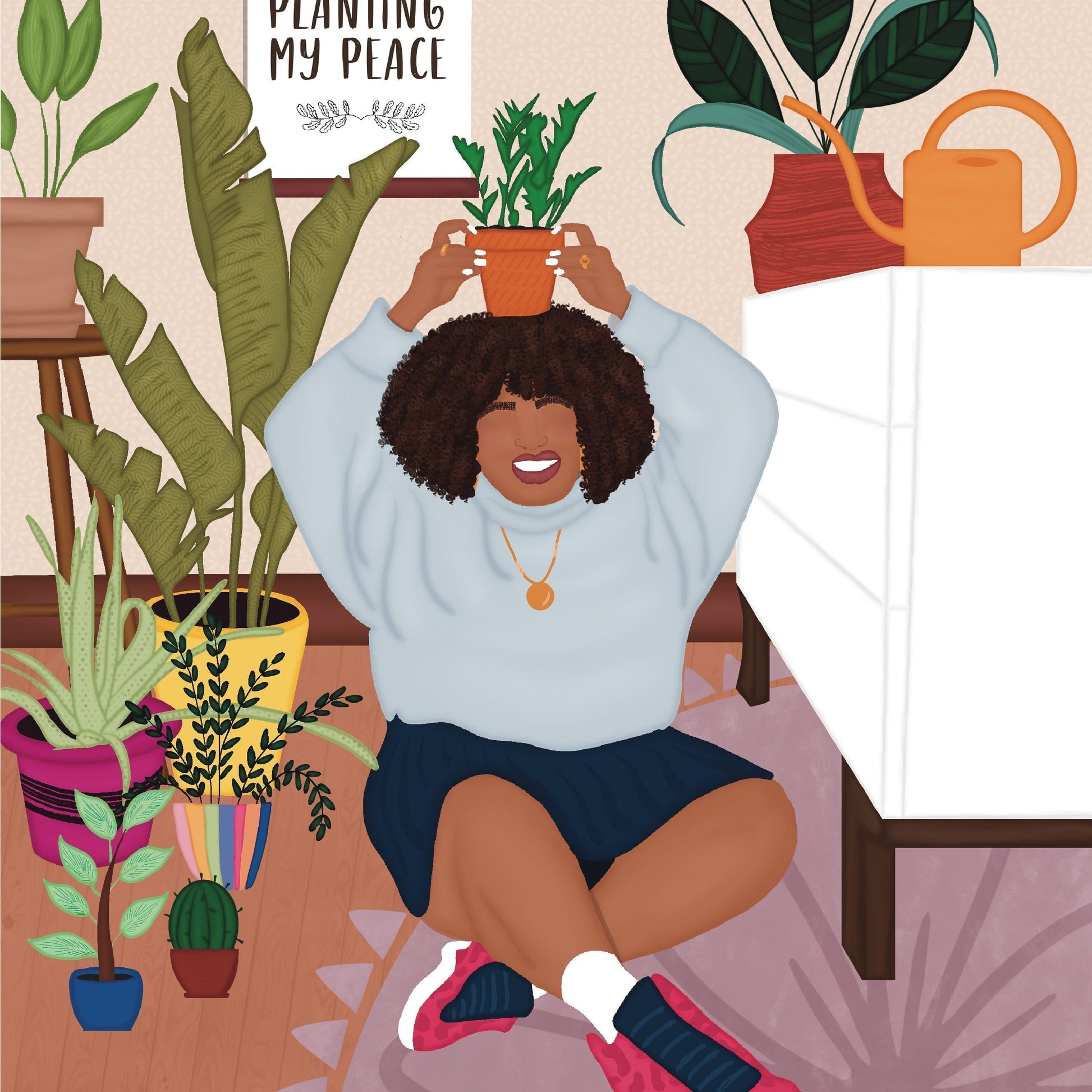 Planting Peace | 48 Piece Puzzle & Candle Gift Set