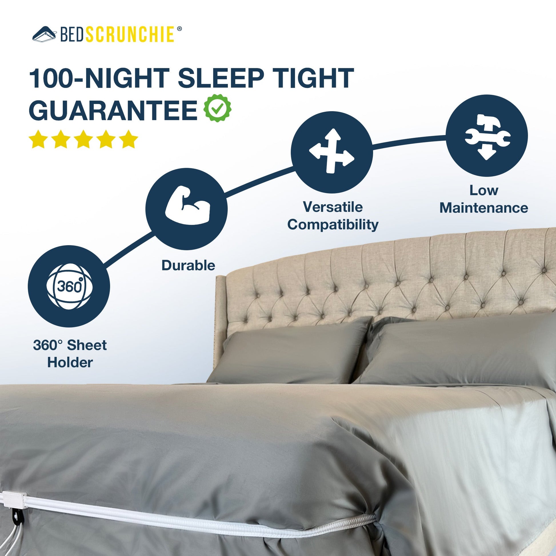 Bed Scrunchie® Bed Snugger