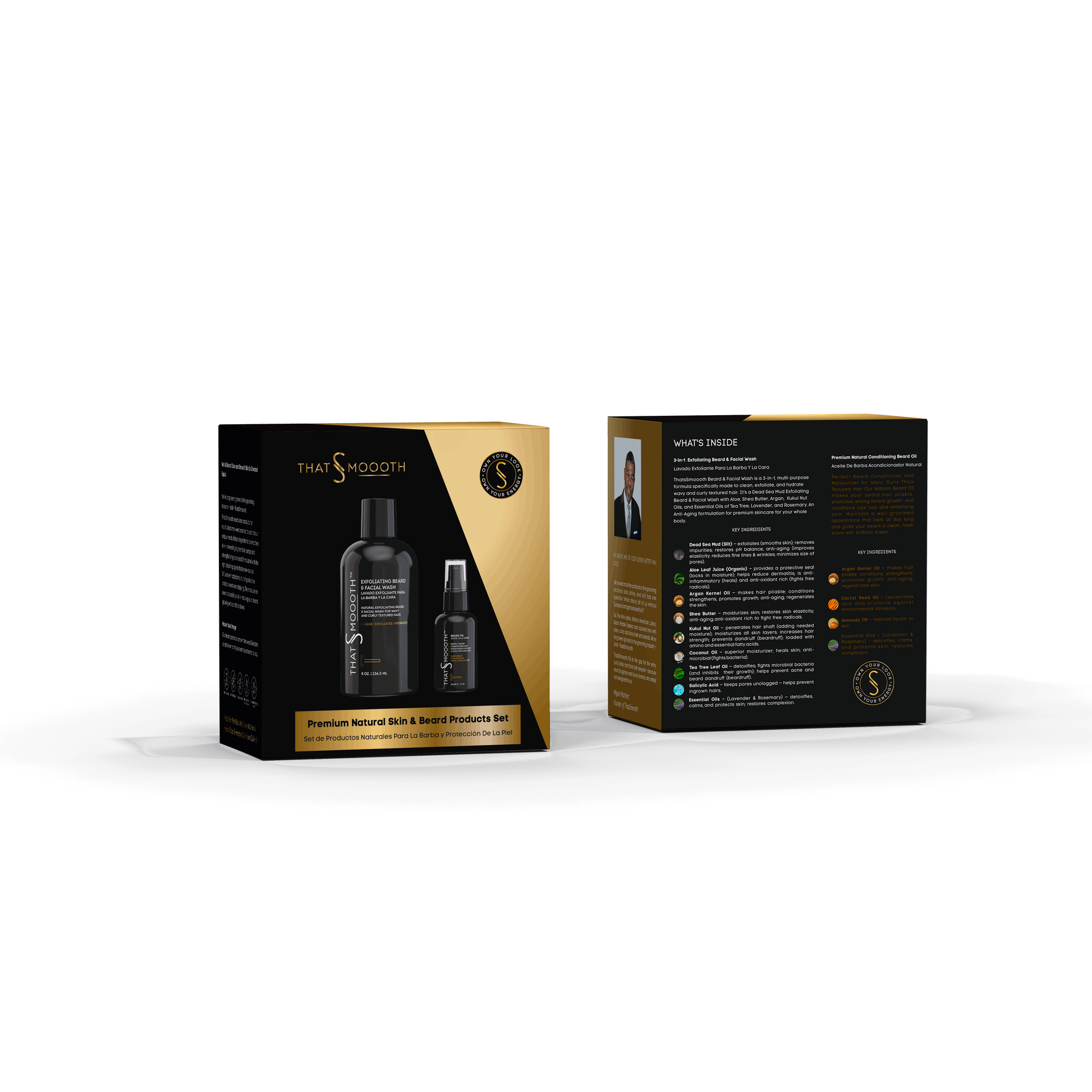 Premium Natural Skin & Beard Products Set