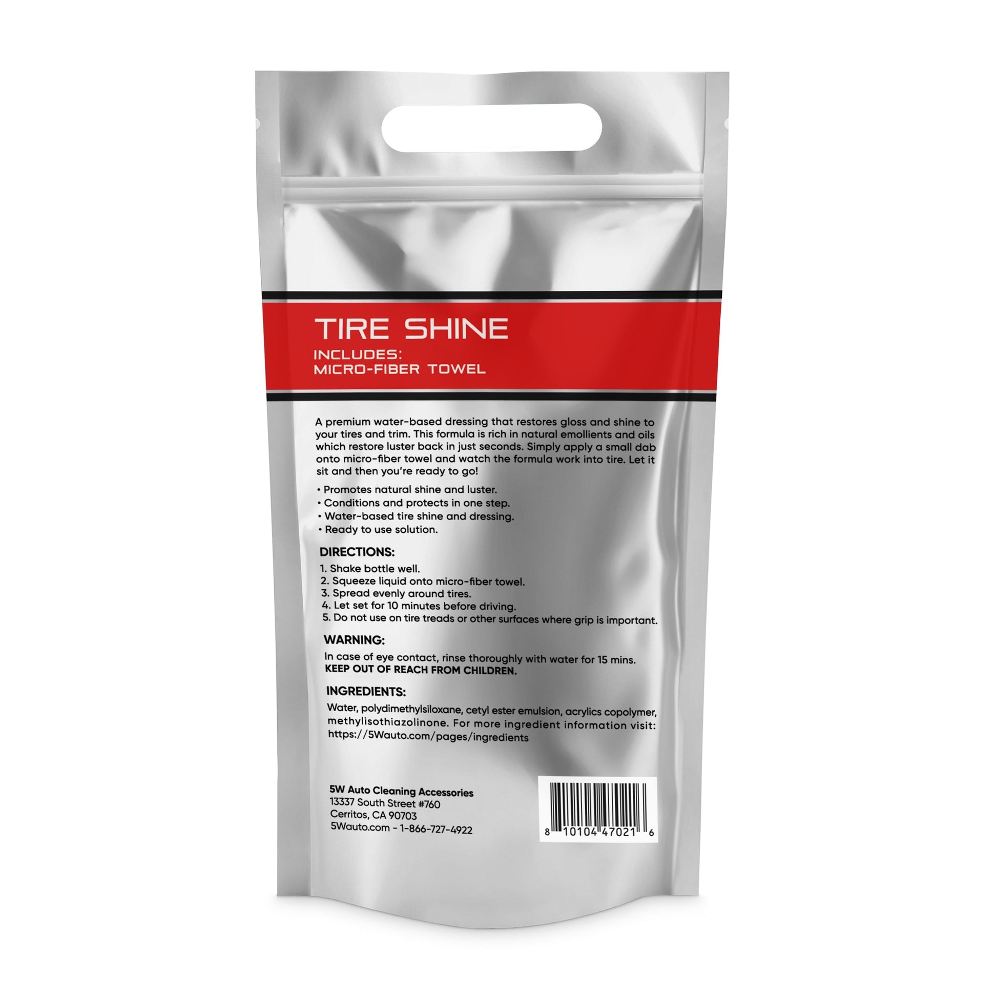 5W Auto - Tire Shine