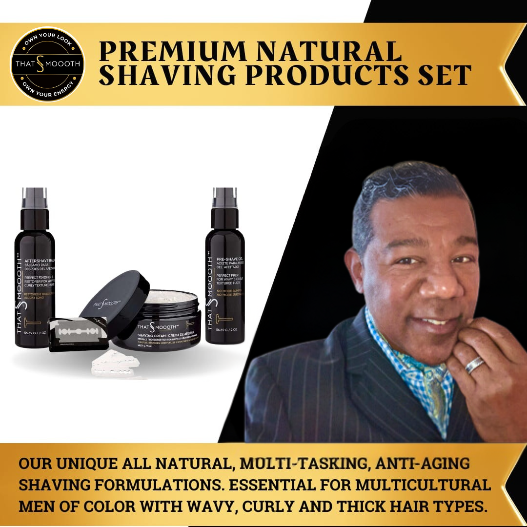 Premium Natural Shaving Products Set