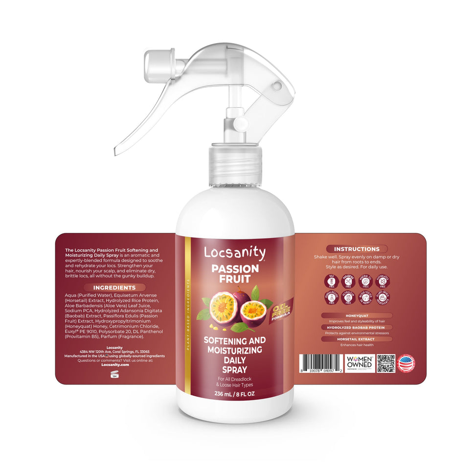 Locsanity Passion Fruit Softening and Moisturizing Daily Spray