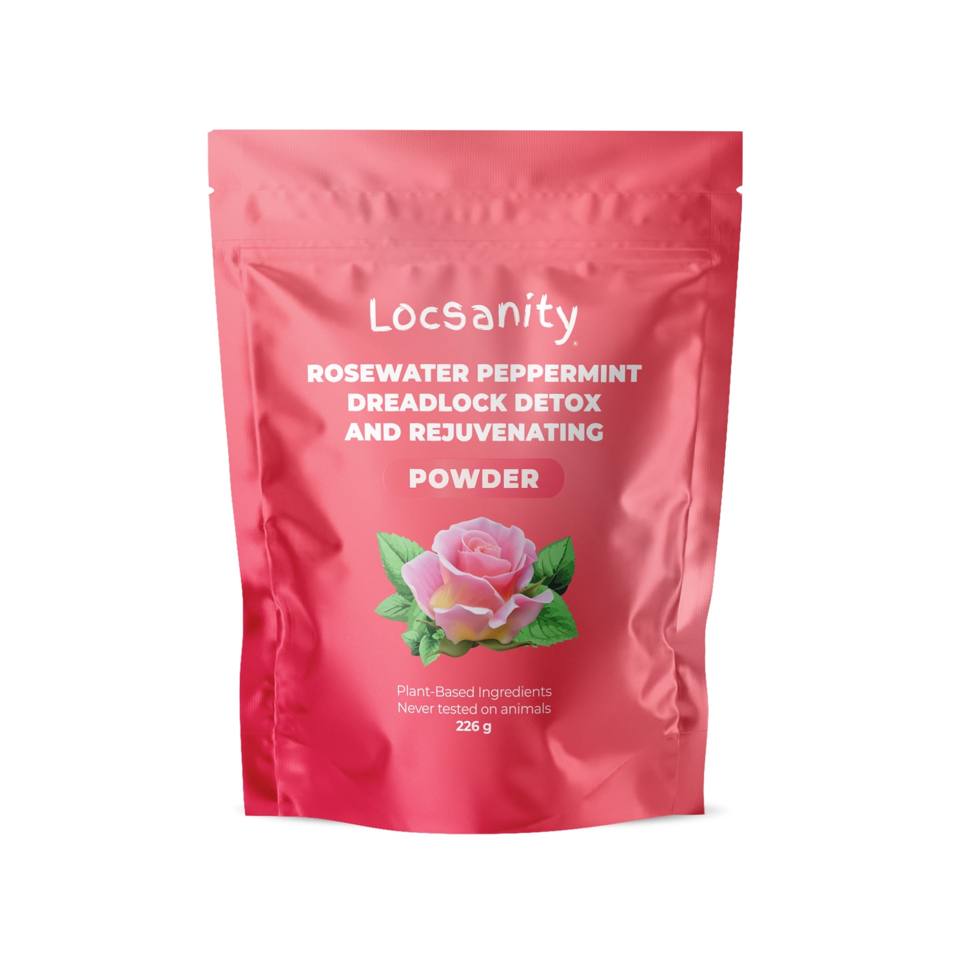 Locsanity Rosewater and Peppermint Deep Clean Detox and Rejuvenating Dreadlock Powder