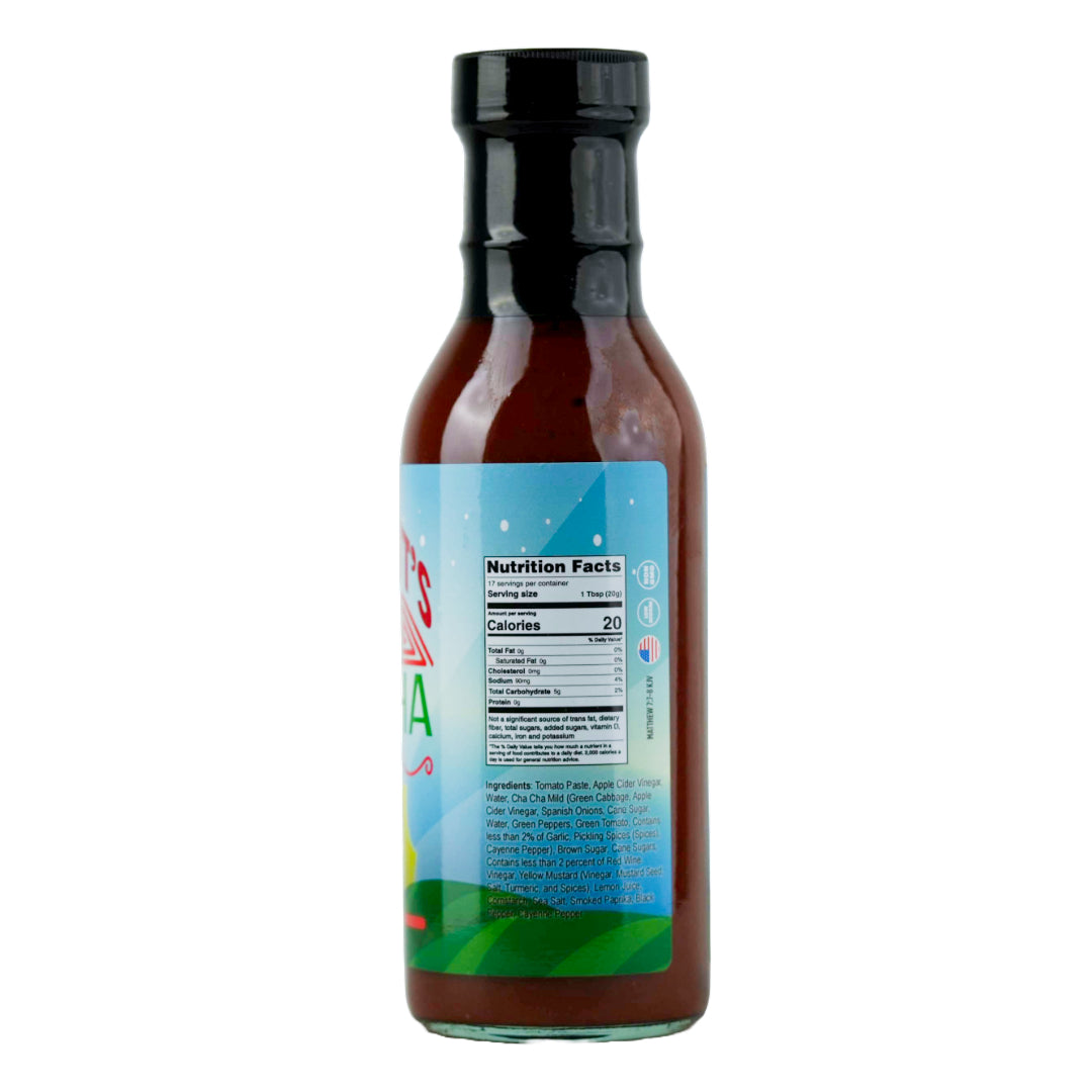 Mrs. Pruitt’s Gourmet CHA CHA SPICY Sauce 12 oz.