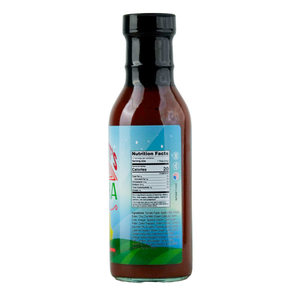 Mrs. Pruitt’s Gourmet CHA CHA SPICY Sauce 12 oz.