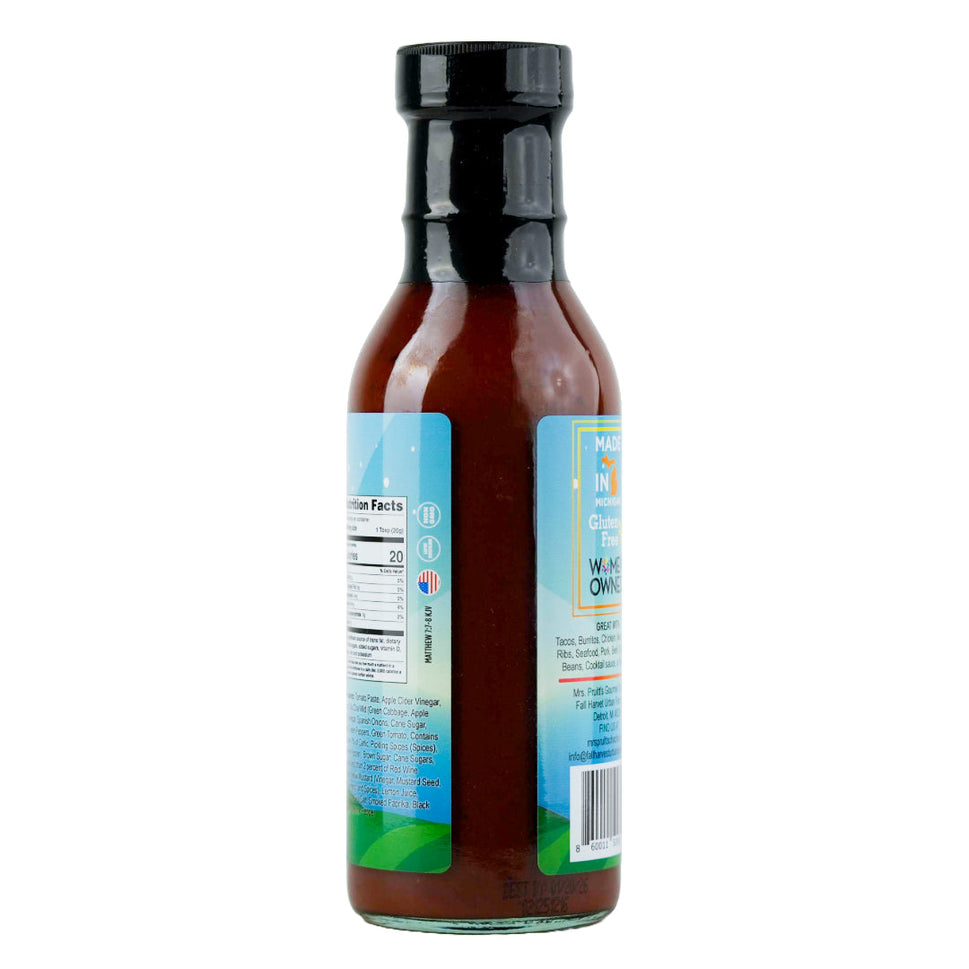 Mrs. Pruitt’s Gourmet CHA CHA SPICY Sauce 12 oz.