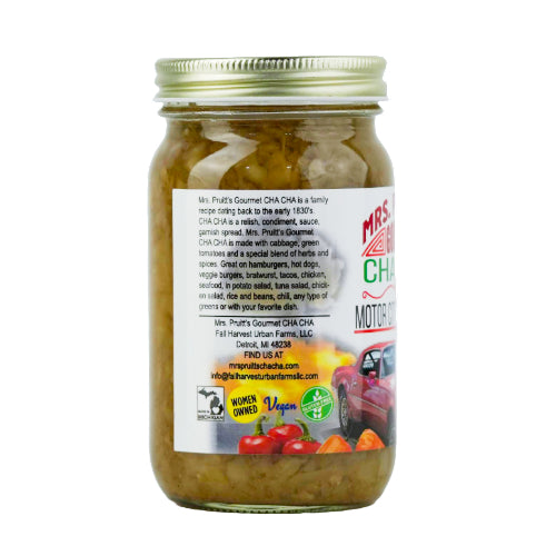 Mrs. Pruitt's Gourmet CHA CHA Motorcity Turbo Heat 8 oz.