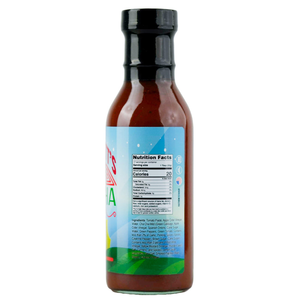 Mrs. Pruitt’s Gourmet CHA CHA MILD Sauce 12 oz.