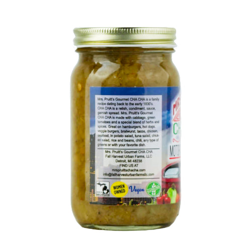 Mrs. Pruitt's Gourmet CHA CHA Motorcity Super Charge 8 oz.