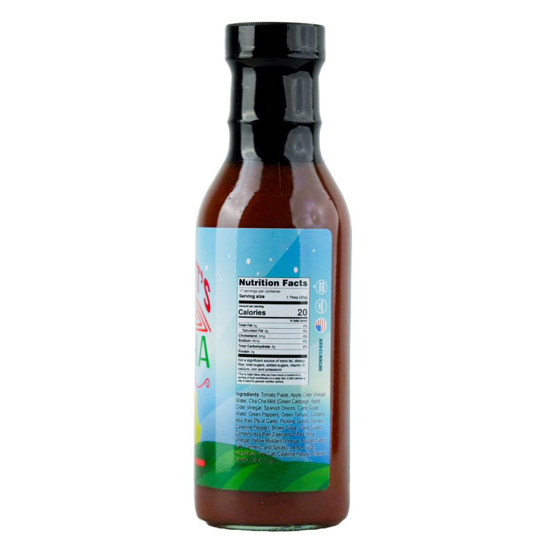Mrs. Pruitt’s Gourmet CHA CHA HOT Sauce 12 oz.