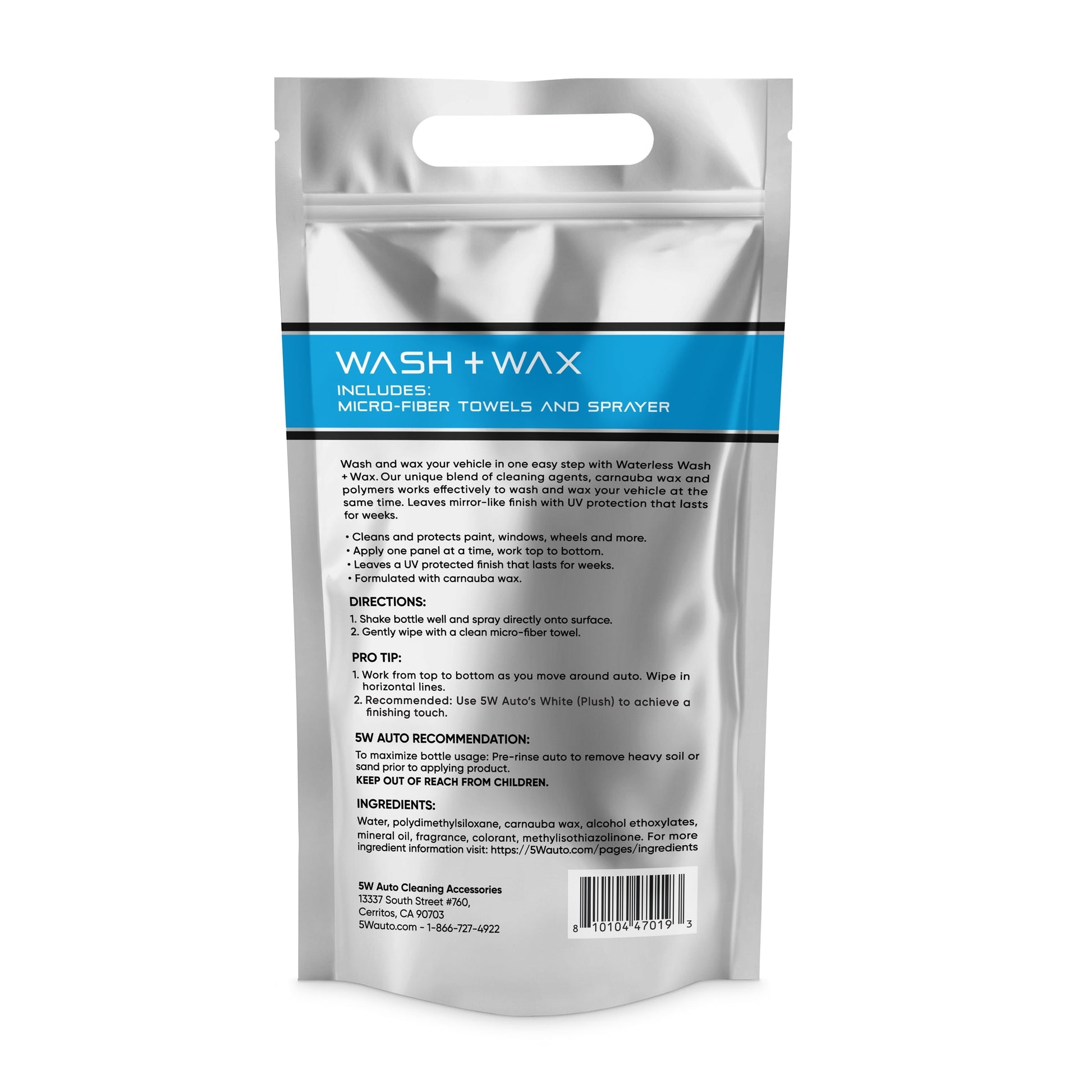 5W Auto - Wash + Wax