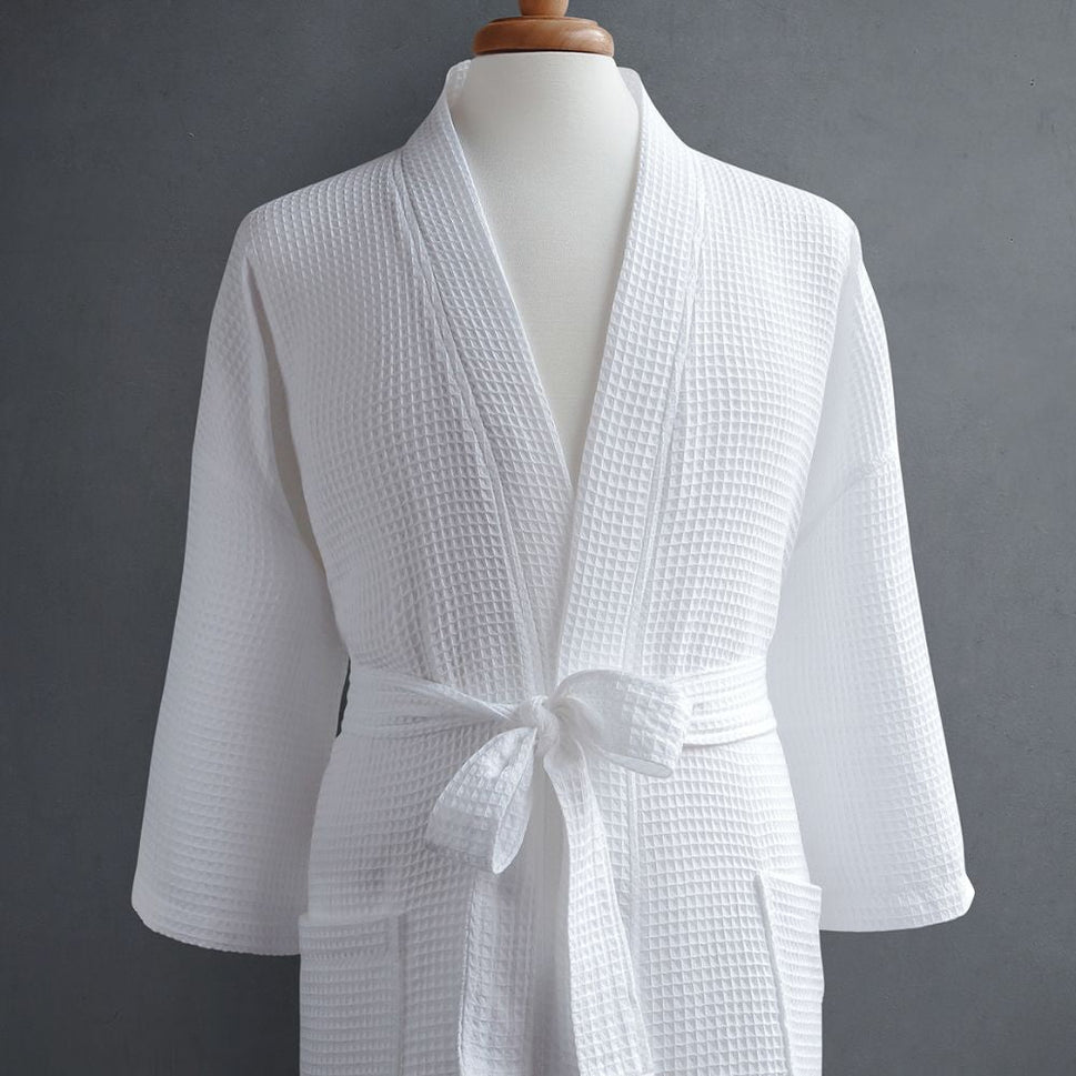 Lightweight Waffle Spa Robe
