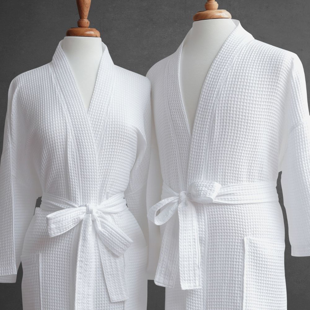 Lightweight Waffle Spa Robe