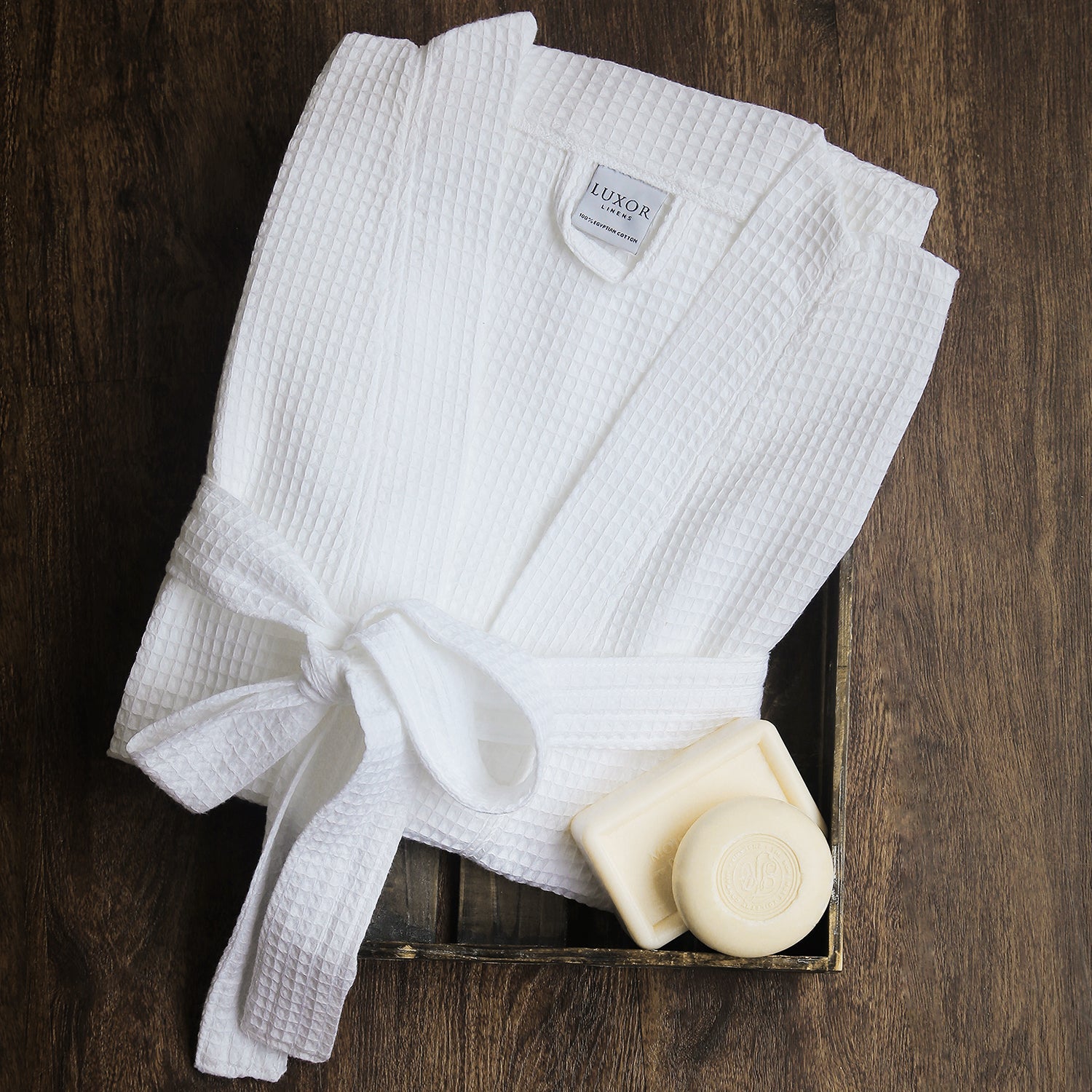 Lightweight Waffle Spa Robe