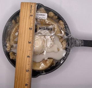 Apple Cobbler Dessert Candle - Warm, Fruity Scent for Cozy Vibes