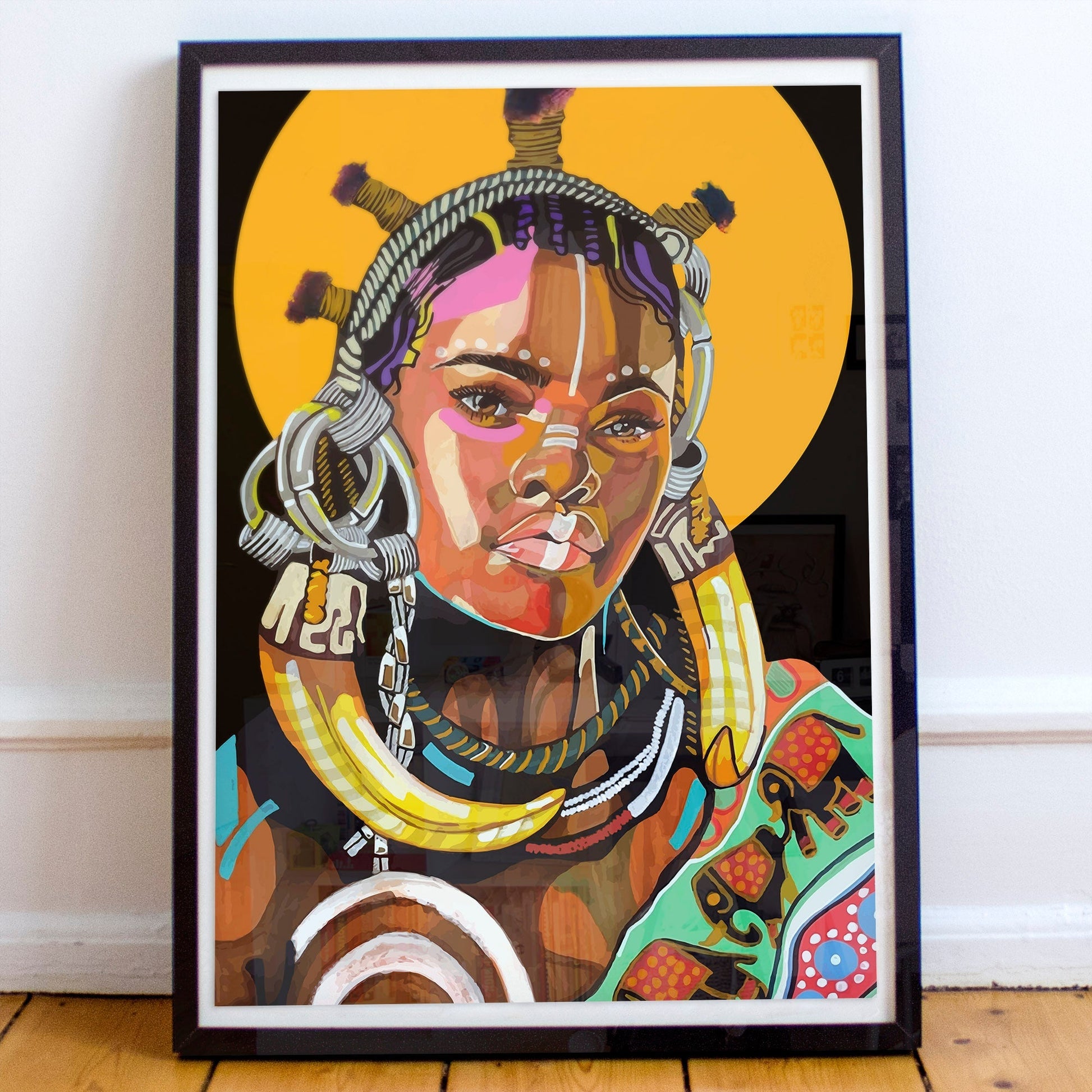 "Queen is Black" Print