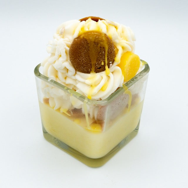 Banana Pudding Candle with 2 Wicks – Realistic Dessert-Inspired Candle