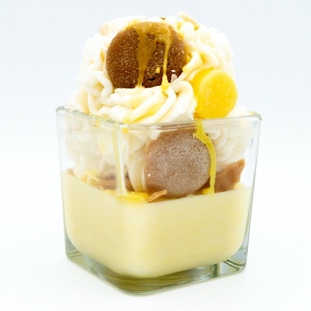 Banana Pudding Candle with 2 Wicks – Realistic Dessert-Inspired Candle