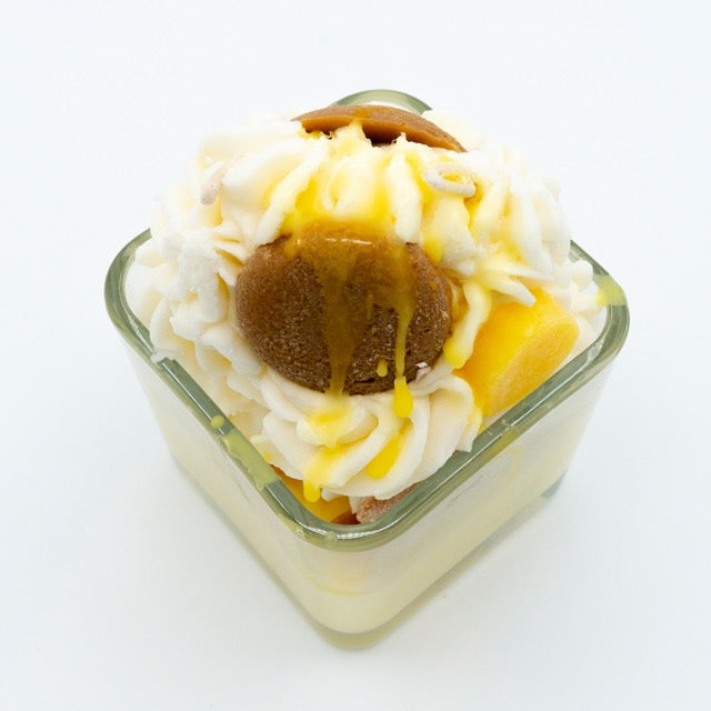 Banana Pudding Candle with 2 Wicks – Realistic Dessert-Inspired Candle