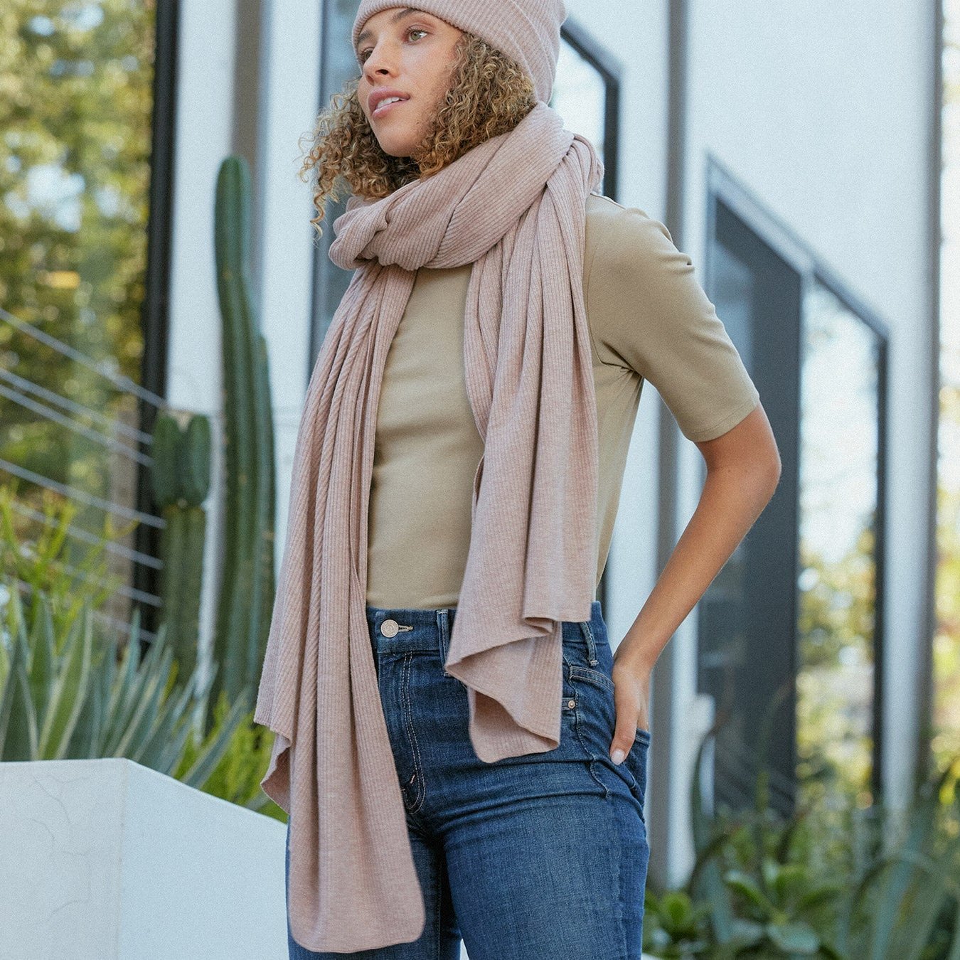 Travel Blanket | Ribbed + Free Eye-mask