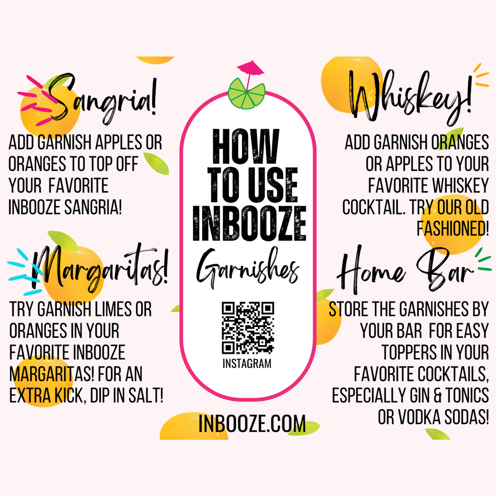 Dehydrated Fruit Garnish Bar Cart Jars