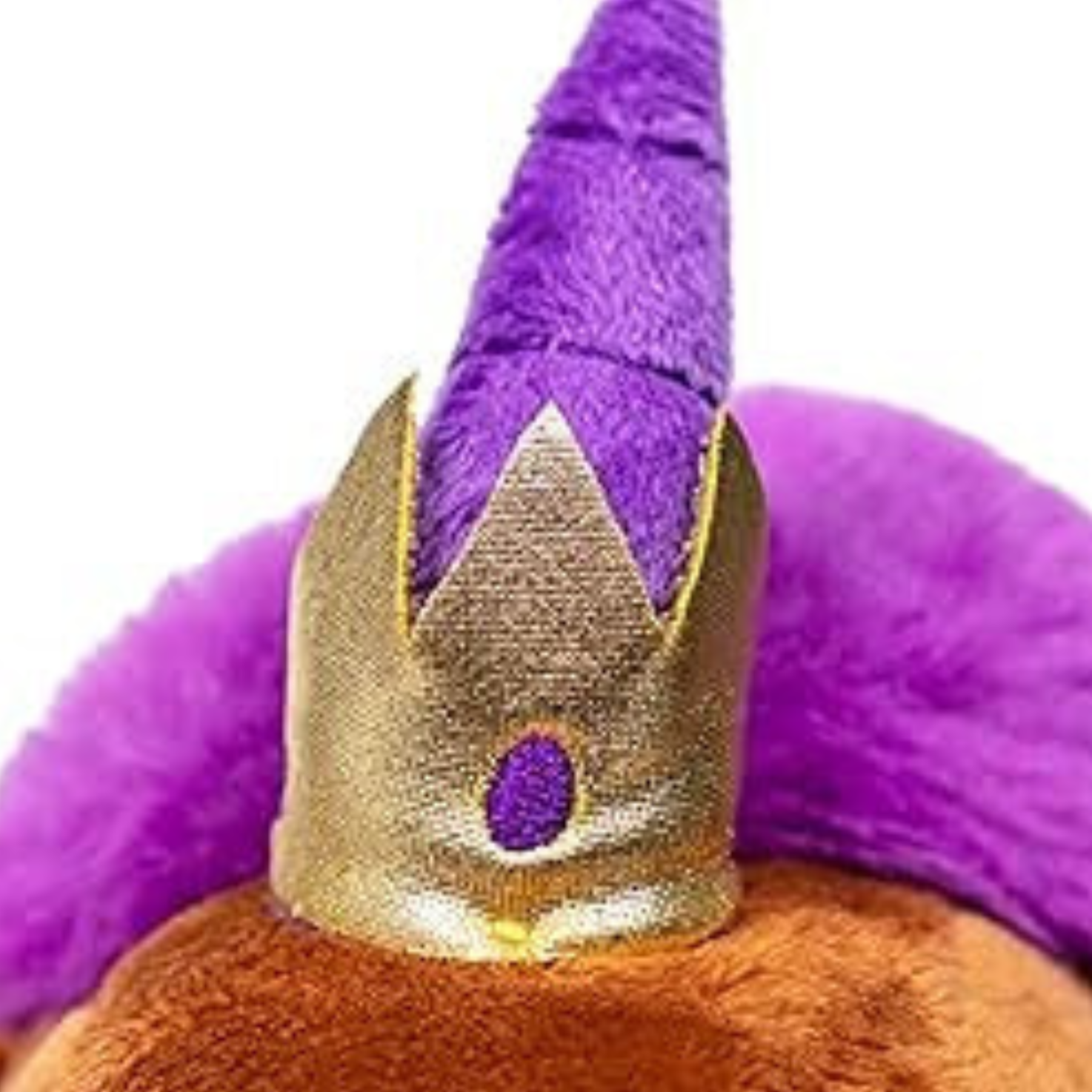 Afro Unicorn Purple Plush
