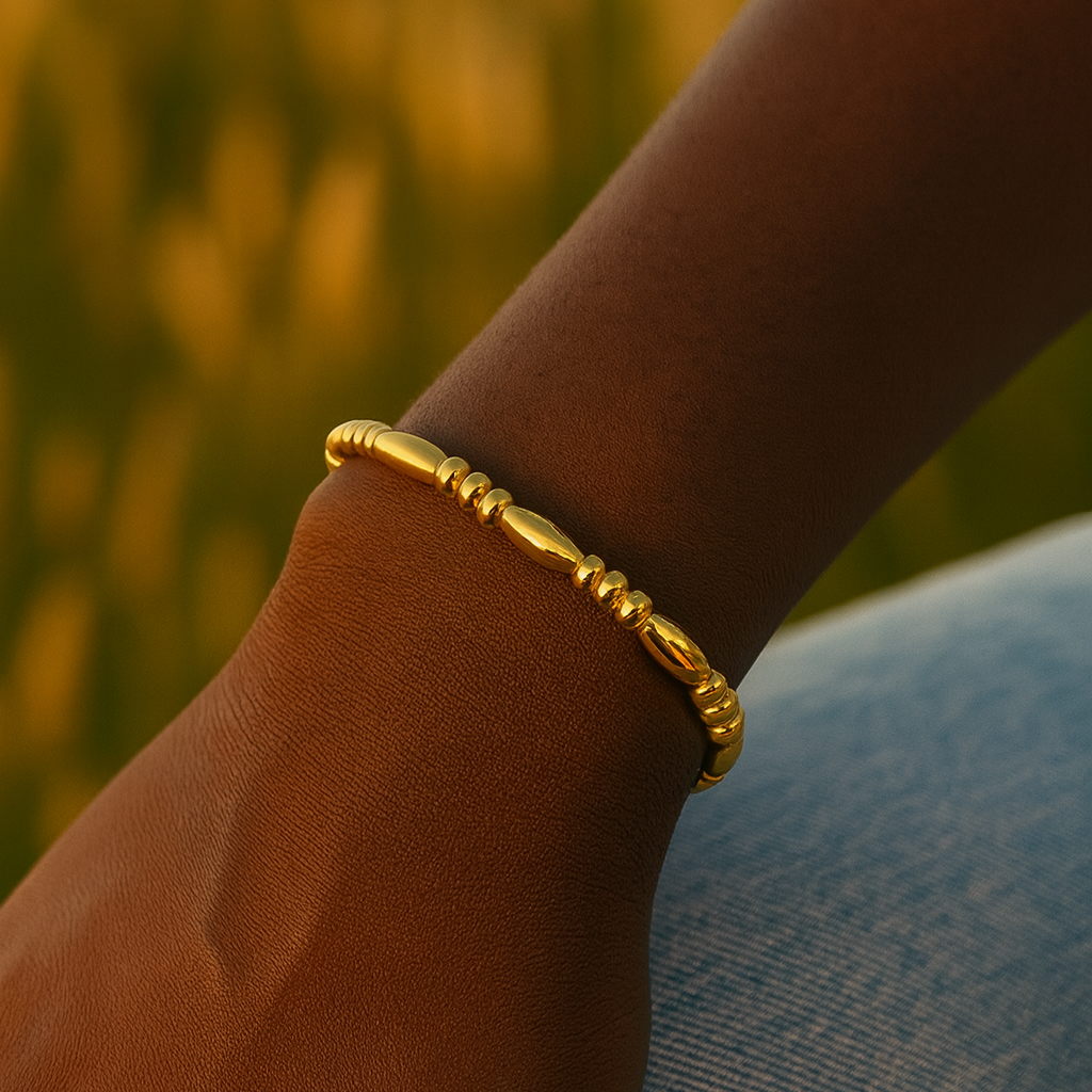 Beaded Elegance Bangle