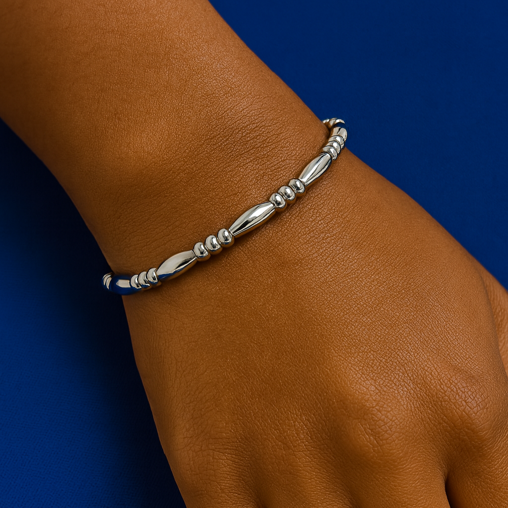 Beaded Elegance Bangle