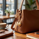 Switch Heart Gold Plated Padlock Charm for Purses 2 image