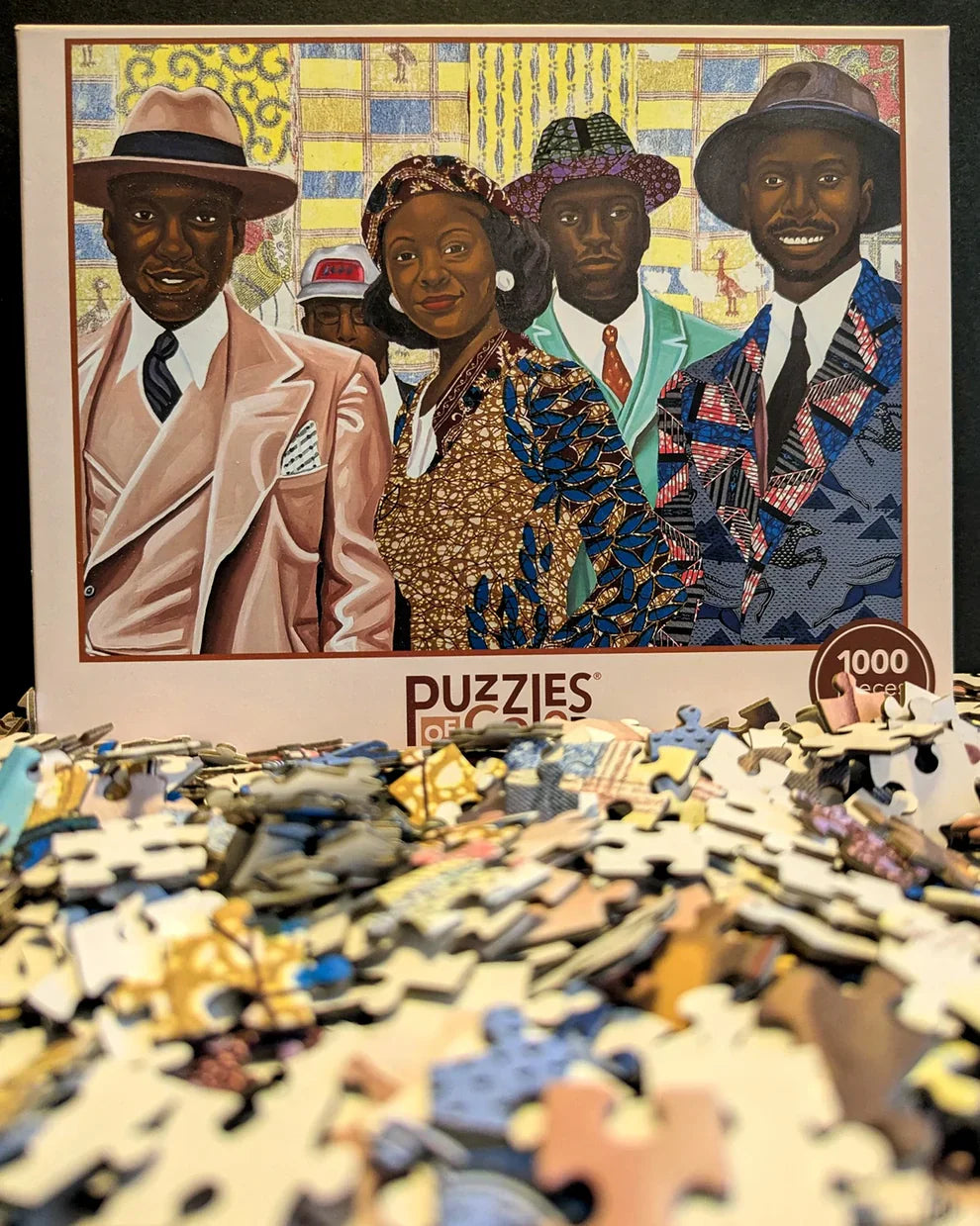 "Abusua Tintin" by by Cornelius Annor - 1000 Piece Puzzle