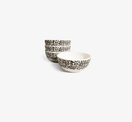 Switch Black &amp; White Squiggly Melamine Bowl Set of 4 2 image